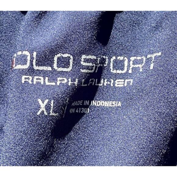 Polo Sport Ralph Lauren Men's Blue Elastic Waist Athletic Running Shorts Logo XL - Picture 3 of 5